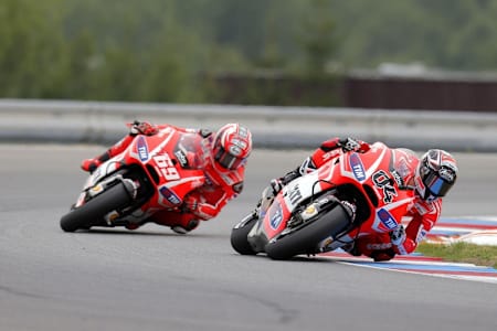 Dovizioso e Hayden in tandem a Brno