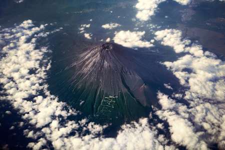 Mt Fuji from above.