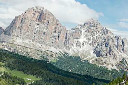 The Tofana di Rozes, in Italy. The Tofana di Rozes, in Italy.