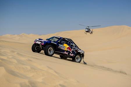 Bei der Rallye Dakar 2013 mussten Timo Gottschalk und Carlos Sainz aufgeben.