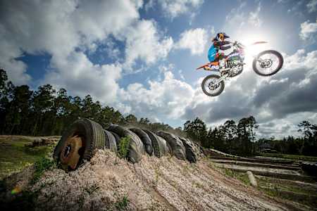 Tarah Gieger takes off