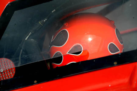 Capacete de Julio Campos