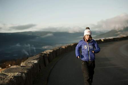 Sarah has had to train hard