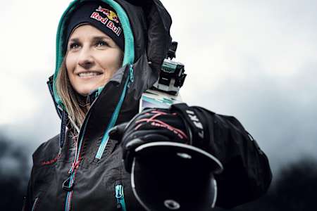 Nadine Wallner bereit für die Action Nadine Wallner bereit für die Action