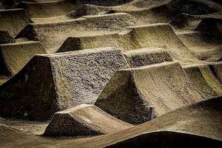 I trail dirt di Gorge Road Jump Park a Queenstown, in Nuova Zelanda