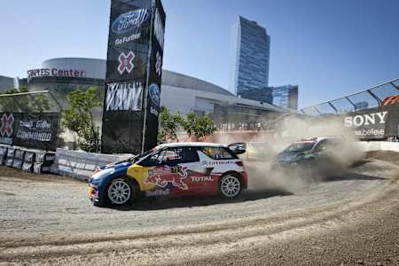 Sébastien Loeb a remporté le rallycross des X Games 2012