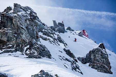 Emilien Badoux beim Xtreme Verbier