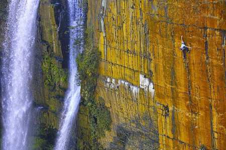 Sasha DiGiulian at Waterval Bowen in South Africa