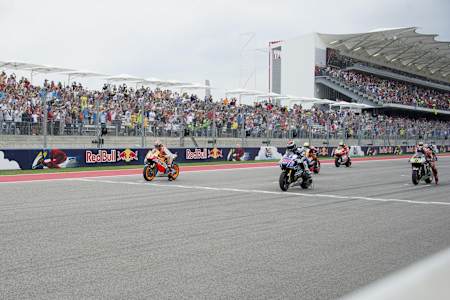 MotoGP-Pilot Jorge Lorenzo beim Red Bull Grand Prix of the Americas 2014
