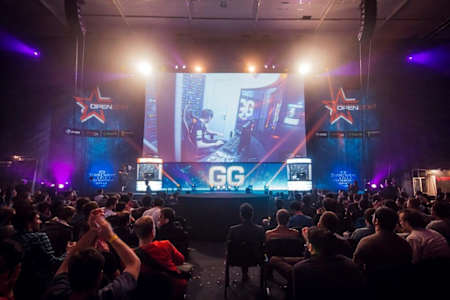 Fani mogli śledzić pojedynki na wielkim ekranie