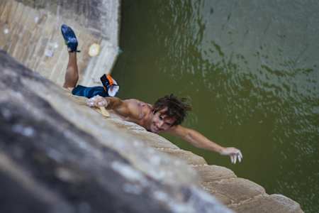 Chris Sharma at Red Bull Creepers 2014