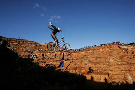Kyle Strait Mansize Gap Red Bull Rampage 2004