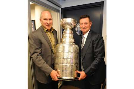 Don Jackson und Wayne Gretzky