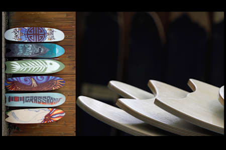 Unterschiedliche Shapes und Tail-Designs