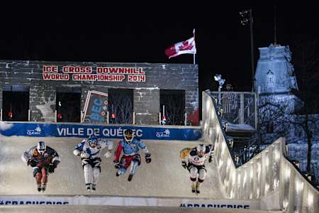 Good thing they're wearing helmets