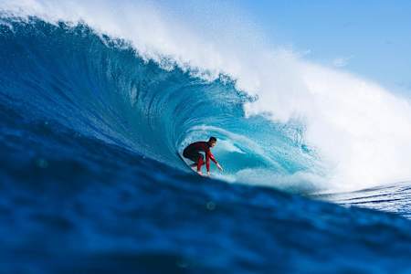 Dean Bowen rides tube