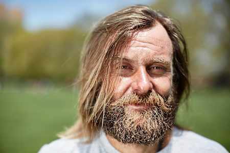 Patrick Sweeney after his run