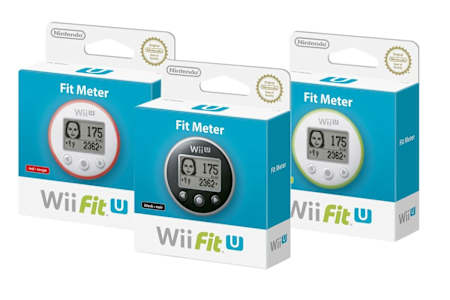 Une image du podomètre Fit Meter pour la console de jeu Wii U de Nintendo.