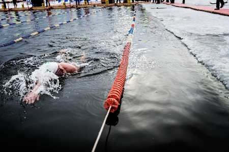 The coldest swim in the world takes place in Murmansk, Russia.