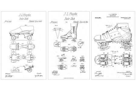 Projeto de patins de 1866