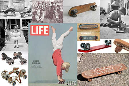 La similitud entre los primeros monopatines y los patines