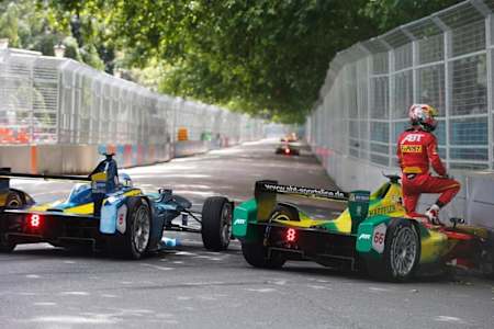 In Formula E i muretti sono molto vicini