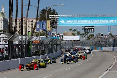 La Formula E ha corso il 4 aprile a Long Beach