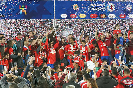 الفوز لمنتخب التشيلي ضمن بطولة كوبا ﺃمريكا