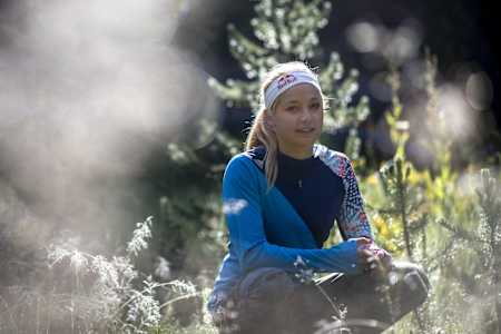 Sasha DiGiulian in Yosemite National Park