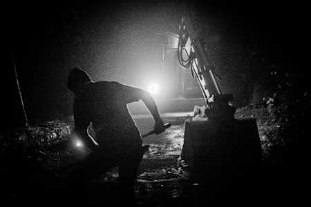 The build crew at CGP is dedicated to the craft, even if it means putting in a night shift now and then.