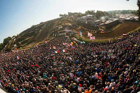 Hard pack, and that's just the crowd