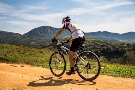 41km por ladeiras, descidas de terra e trilhas