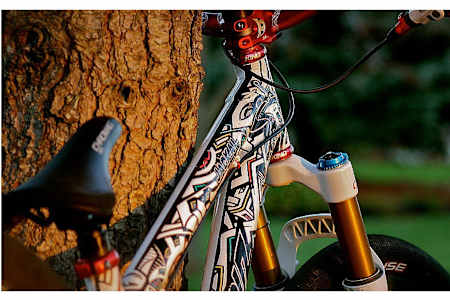 Custom paint job Santa Cruz sharpie