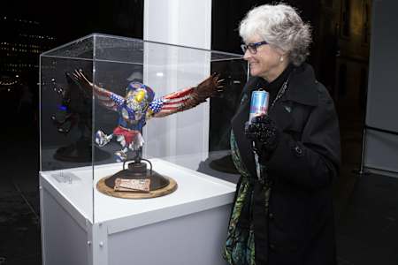 Winner Kathy Beale at Art of Can