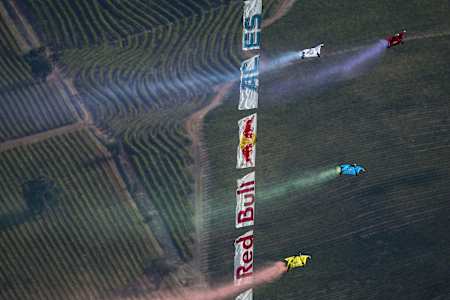 Wingsuit pilots compete at Red Bull Aces 2015