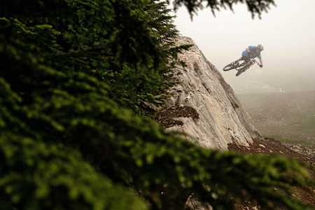 Cavan Brady in Whistler Mountain Bike Park