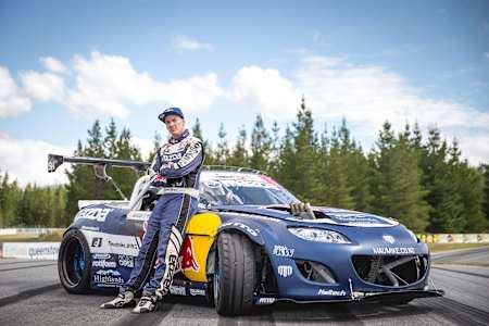 Mad Mike Whiddett with his RADBUL