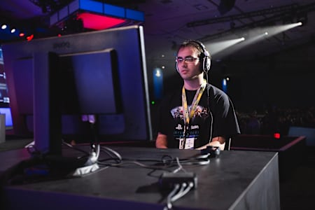Keoma Pacheco competing in USF4 at Capcom Cup 2015