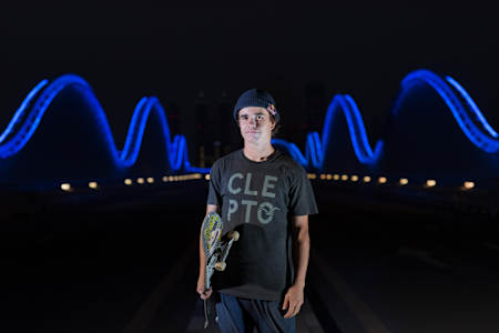 Red Bull Athlete Yan Hoffmann German Skater living in UAE