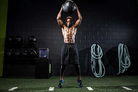 Carlin Isles returns to train in his hometown of Jackson Township in Akron, Ohio, USA on February 13, 2016.
