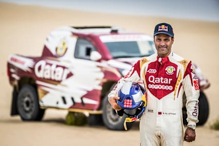 Nasser Al-Attiyah at the Abu Dhabi Desert Challenge