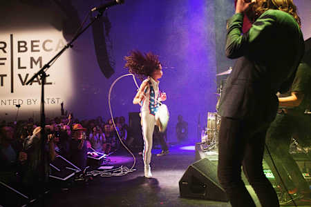 Juliette Lewis performs at Tribeca Film Festival