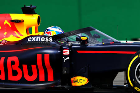 The Aeroscreen out on track at Sochi