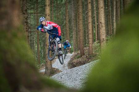 Tree-Biking in Oberammergau.