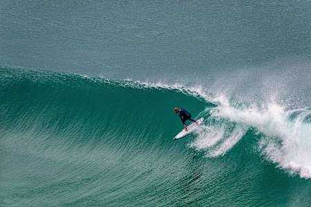 Mick Fanning locks in somewhere in Portugal