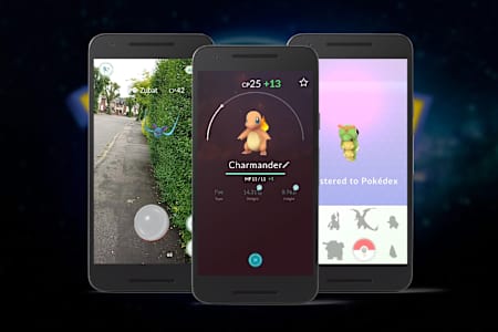 Pokémon GO in action