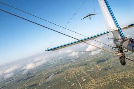 Jonny Durand prepares for a record attempt