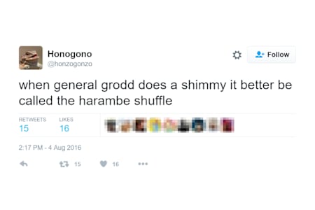 This is a typical Honzo Gonzo tweet