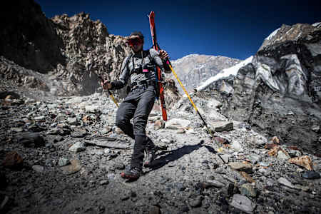 Andrzej w pobliżu Piku Komunizma
