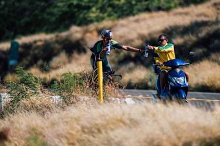 Igor Amorelli em treinamento no Havaí